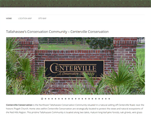 Tablet Screenshot of centervilleconservation.org